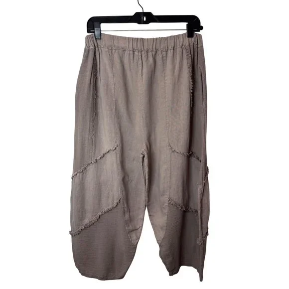 Beyond Capri tan bubble harem pants size OS - Picture 5 of 6